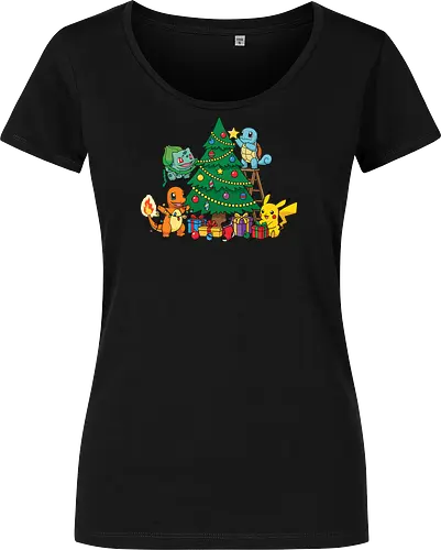 Pocket Christmas Tree Helpers - Festive Kanto Starters Design