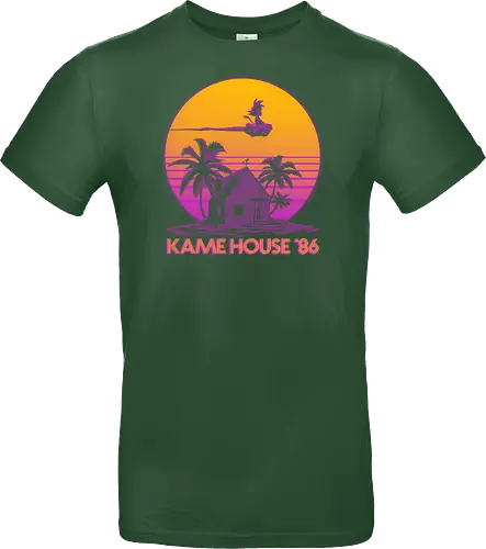 Kame House 86 - Dargon Ball, Kame House, Goku, Nimbus Cloud - Standard T-Shirt