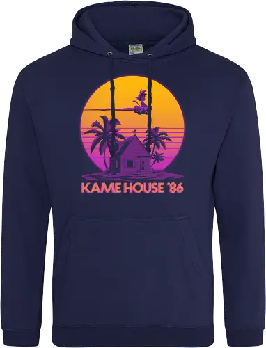 Kame House 86 - Dargon Ball, Kame House, Goku, Nimbus Cloud - Standard Hoodie