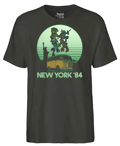 New York 84 - New York, Mutant, Shinobi Turtle - Fairtrade T-Shirt