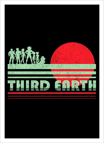 Third Earth Retro Fantasy Sunset