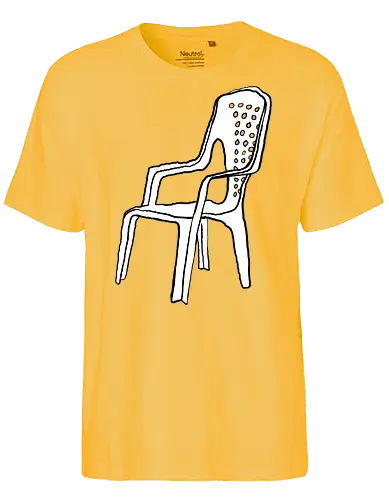 Monoblock - Monoblock, garten, stuhl, plastik, design, klasiker, fun, art, comic - Fairtrade T-Shirt