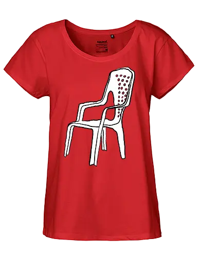 Monoblock - Monoblock, garten, stuhl, plastik, design, klasiker, fun, art, comic - Fairtrade Girl Shirt