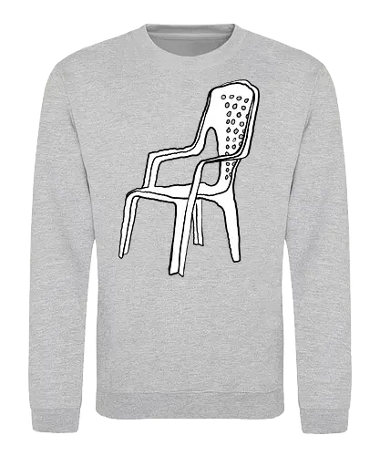 Monoblock - Monoblock, garten, stuhl, plastik, design, klasiker, fun, art, comic - Sweatshirt