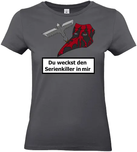 Du weckst den Serienkiller in mir - Serienkiller, Pestdoktor, Maske, Blut, Cartoon, Comic, Pest, Blood, Killer - Standard T-Shirt (Frauen)