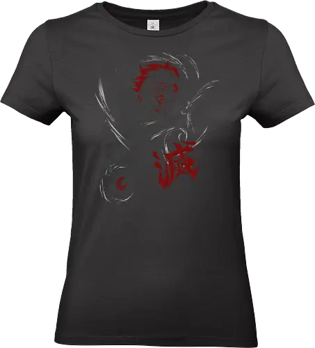 Dance of the Fire god - tanjiro, anime, demonslayer, zenitsu - Standard T-Shirt (Frauen)
