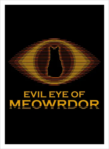 Evil Eye of Meowrdor Cat Parody