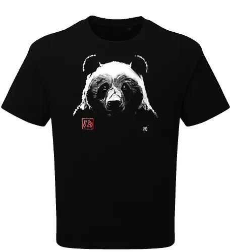 panda - panda, sumie, japan - Oversize T-Shirt