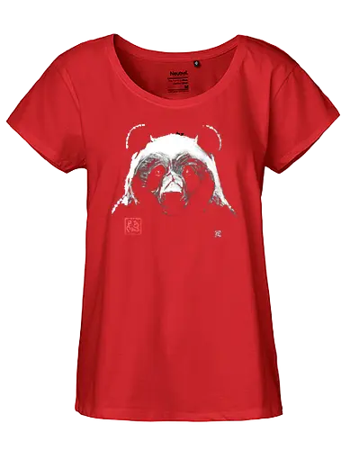 panda - panda, sumie, japan - Fairtrade Girl Shirt