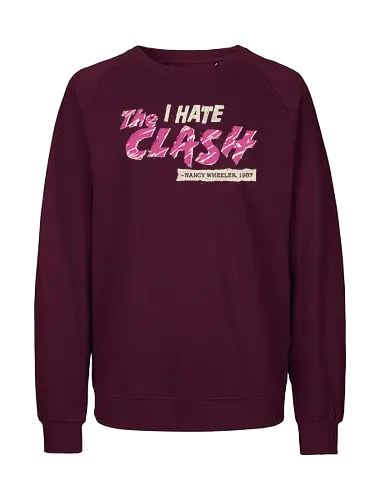 I fought the truth - Strange, the clash, nancy wheeler, upside down - Fairtrade Sweatshirt