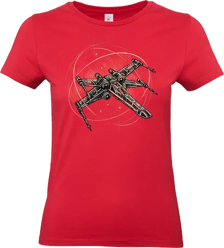Blazing through the galaxy - Film, movie, galactic, galaxy, sci-fi, science fiction, space - Standard T-Shirt (Frauen)