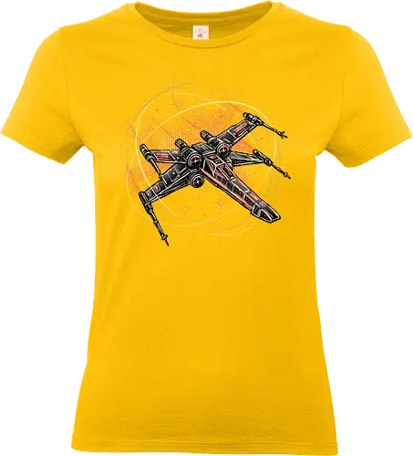 Blazing through the galaxy - Film, movie, galactic, galaxy, sci-fi, science fiction, space - Standard T-Shirt (Frauen)