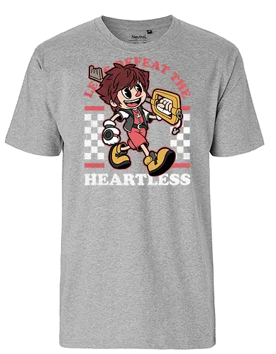 Game Mascot Hearts Key - Video Games, Video Game, Game, Games, Gamer, Mascot, Retro, Vintage, Retro Vintage, Retro Gamer, Retro Cartoon, Adventure, Fantasy, Classic, Classic Games, Classic Game - Fairtrade T-Shirt