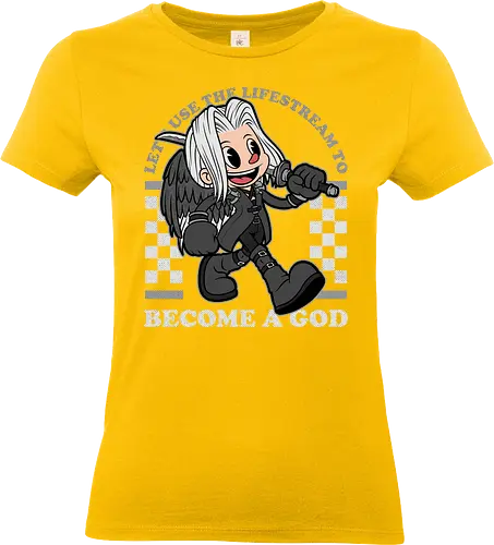 Game Mascot Soldier Boss - Video Games, Video Game, Game, Games, Gamer, Mascot, Retro, Vintage, Retro Vintage, Retro Gamer, Retro Cartoon, Adventure, Fantasy, Rpg, Katana, Game Mascot, Cyberpunk - Standard T-Shirt (Frauen)