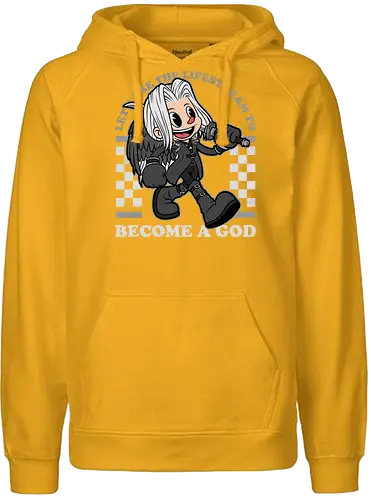 Game Mascot Soldier Boss - Video Games, Video Game, Game, Games, Gamer, Mascot, Retro, Vintage, Retro Vintage, Retro Gamer, Retro Cartoon, Adventure, Fantasy, Rpg, Katana, Game Mascot, Cyberpunk - Fairtrade Hoodie