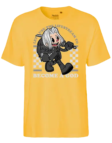 Game Mascot Soldier Boss - Video Games, Video Game, Game, Games, Gamer, Mascot, Retro, Vintage, Retro Vintage, Retro Gamer, Retro Cartoon, Adventure, Fantasy, Rpg, Katana, Game Mascot, Cyberpunk - Fairtrade T-Shirt