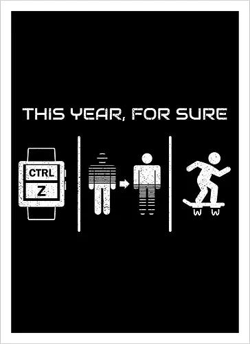 This Year For Sure - Retro Geek Humor