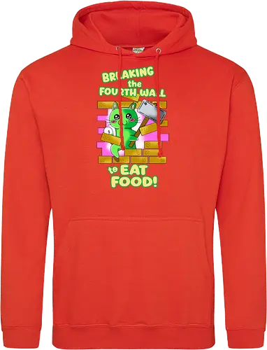 Kawaii-Katze für Feinschmecker und Food-Liebhaber