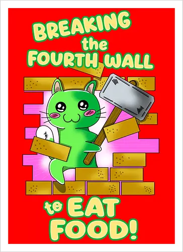 Kawaii-Katze für Feinschmecker und Food-Liebhaber