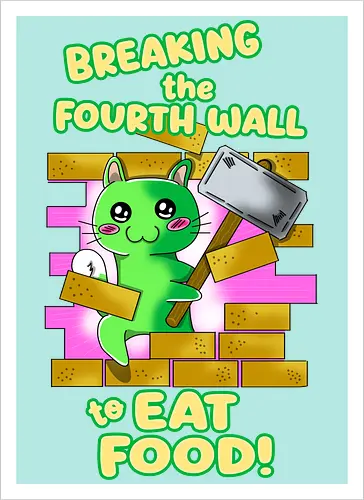 Kawaii-Katze für Feinschmecker und Food-Liebhaber
