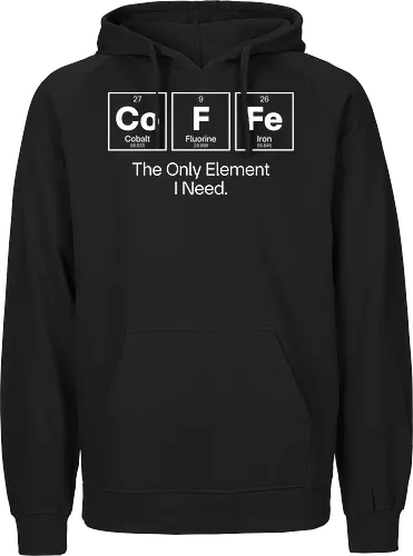 Coffee Chemistry Quote – The Only Element I Need – Science Humor Design