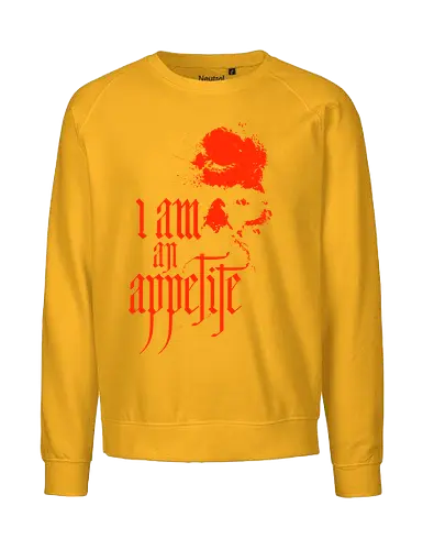 Appetite Nosferatu - Appetite Nosferatu, vampire, dracula, count orlok - Fairtrade Sweatshirt