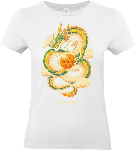 Make a Wish - eternal dragon, make a wish, anime dragon shirt, seven star orb, shenron inspired art, mythical dragon tee, green dragon graphic, japanese aesthetic clothing, manga lover gift, dragon ball fan art, shenron t-shirt, legendary dragon, wish granting dragon, divine dragon, oriental dragon art, anime streetwear, celestial dragon, magic orb shirt, dragon quest apparel - Standard T-Shirt (Frauen)