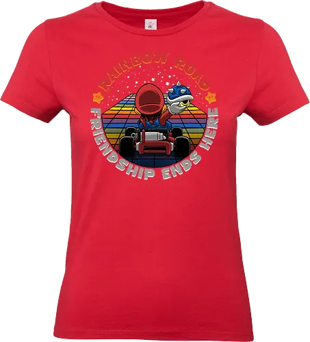 Rainbow Road Friend - Mario Kart, Rainbow Road - Standard T-Shirt (Frauen)