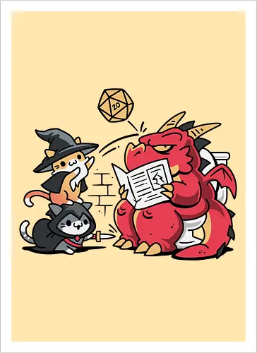 Toilet Dice Roll – Cats vs Dragon