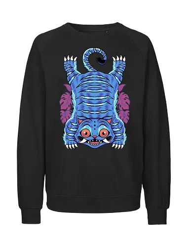 blue cat mat  - derpy, cat, tiger, animal, bird, neon art, kpop dark fantasy, demon slayer style, kpop fantasy art, kpop gothic style, dark kpop design, demon hunter aesthetic, kpop warrior art, kpop dark angel, kpop anime style, kpop fantasy warrior, kpop demon style, gothic kpop fanart, demon hunter illustration, kpop fantasy fighter, kpop evil hunter, dark fantasy kpop, kpop monster hunter, kpop edgy style, kpop demoncore, kpop fantasy aesthetic, kpop villain style, demon hunter cartoon, kpop dark art, kpop mystical design, kpop cursed style, kpop occult vibe, kpop dark warrior, kpop gothic aesthetic - Fairtrade Sweatshirt