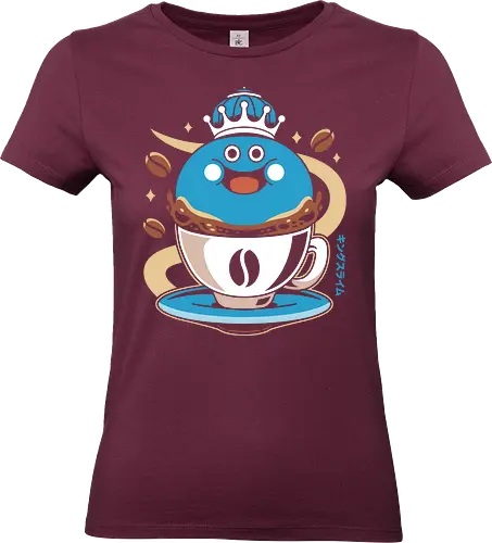 Erdrea Slime Coffee - Quest, dragon quest xi, slime, king slime, monsters, golem, game, gaming, gamer, video game, erdrea, rpg, jrpg, echoes of an elusive age, coffee - Standard T-Shirt (Frauen)