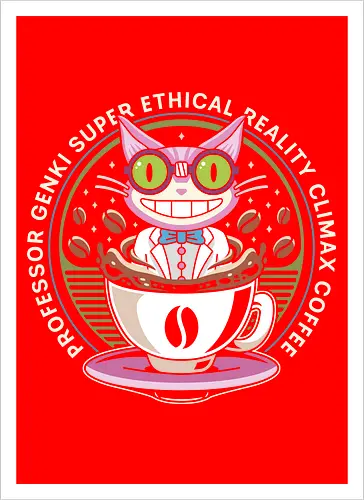 Steelport Cat Coffee Emblem