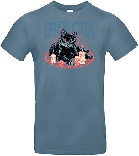Obey Cats - Cat, cats, animal, funny, humor, witch, witchcraft - Standard T-Shirt