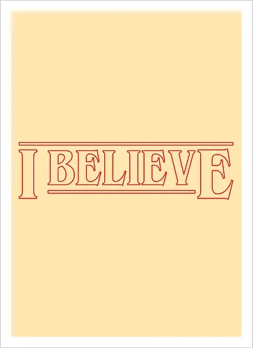 I believe
