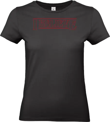 I believe - series, television, eddie, dustin, Strange, retro, mike, max, lucas, 80s - Standard T-Shirt (Frauen)