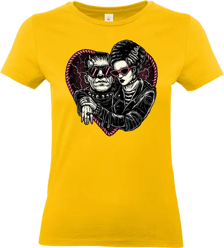 Creature Romance - Love, romance, Valentine’s day, heart, monster, creature, movie, classic, horror - Standard T-Shirt (Frauen)