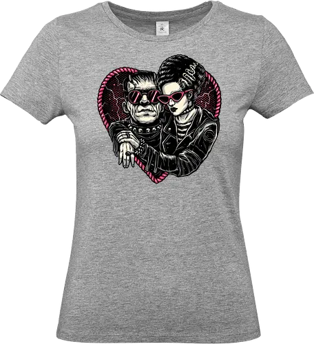 Creature Romance - Love, romance, Valentine’s day, heart, monster, creature, movie, classic, horror - Standard T-Shirt (Frauen)