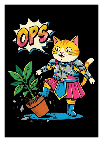 Ops! Knight Cat