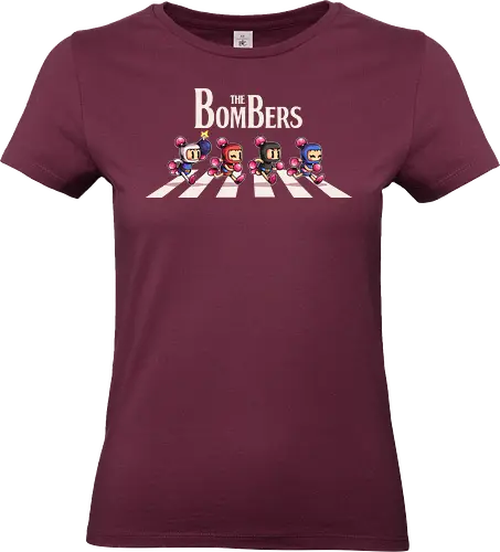 The Bombers  - games, game, bomber man, bomber, retro, abbey road, parody, Console, retro games, cute, bomb - Standard T-Shirt (Frauen)