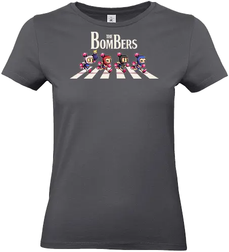 The Bombers  - games, game, bomber man, bomber, retro, abbey road, parody, Console, retro games, cute, bomb - Standard T-Shirt (Frauen)