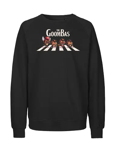 The Goombas  - Console, nes, goomba, retro game, retro, cute, gaming, mario, abbey road, parody, minion, games - Fairtrade Sweatshirt