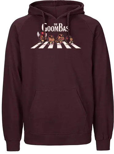 The Goombas  - Console, nes, goomba, retro game, retro, cute, gaming, mario, abbey road, parody, minion, games - Fairtrade Hoodie
