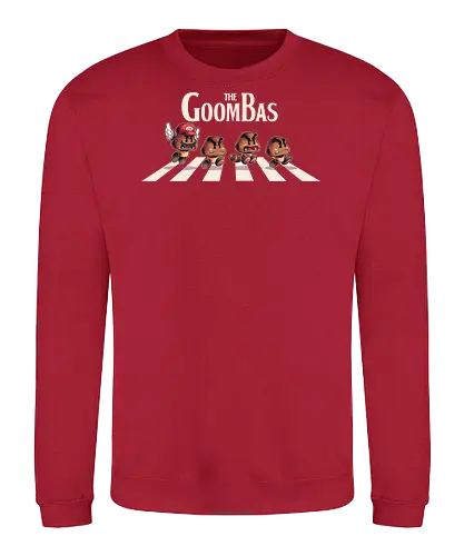 The Goombas  - Console, nes, goomba, retro game, retro, cute, gaming, mario, abbey road, parody, minion, games - Sweatshirt
