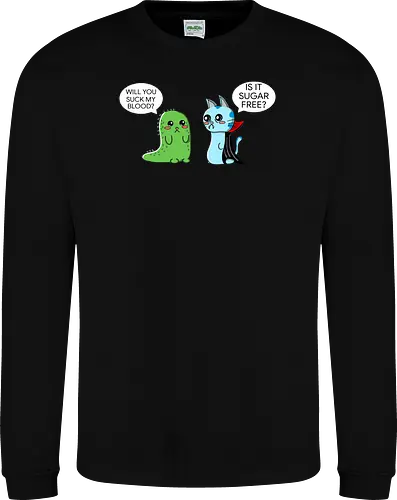 Lustiger Kawaii-Vampir mit zuckerfreiem Horror-Sarkasmus