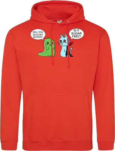 Lustiger Kawaii-Vampir mit zuckerfreiem Horror-Sarkasmus