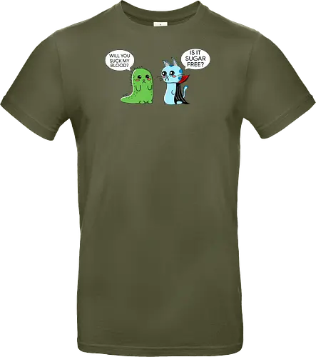 Lustiger Kawaii-Vampir mit zuckerfreiem Horror-Sarkasmus