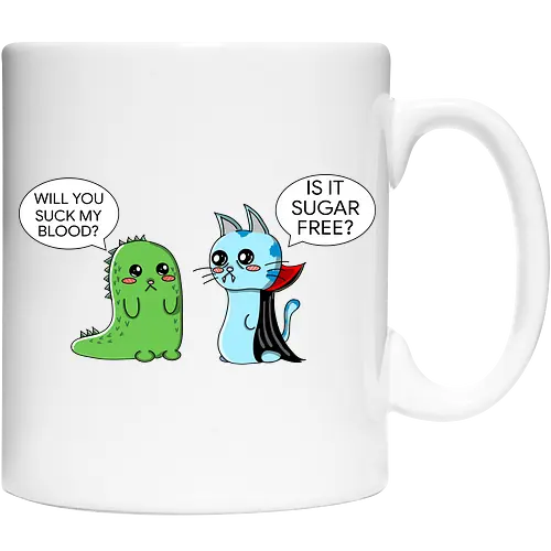 Lustiger Kawaii-Vampir mit zuckerfreiem Horror-Sarkasmus