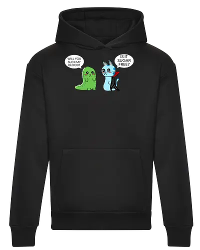 Lustiger Kawaii-Vampir mit zuckerfreiem Horror-Sarkasmus