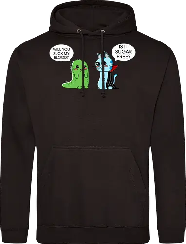 Lustiger Kawaii-Vampir mit zuckerfreiem Horror-Sarkasmus