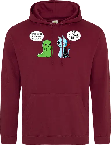 Lustiger Kawaii-Vampir mit zuckerfreiem Horror-Sarkasmus